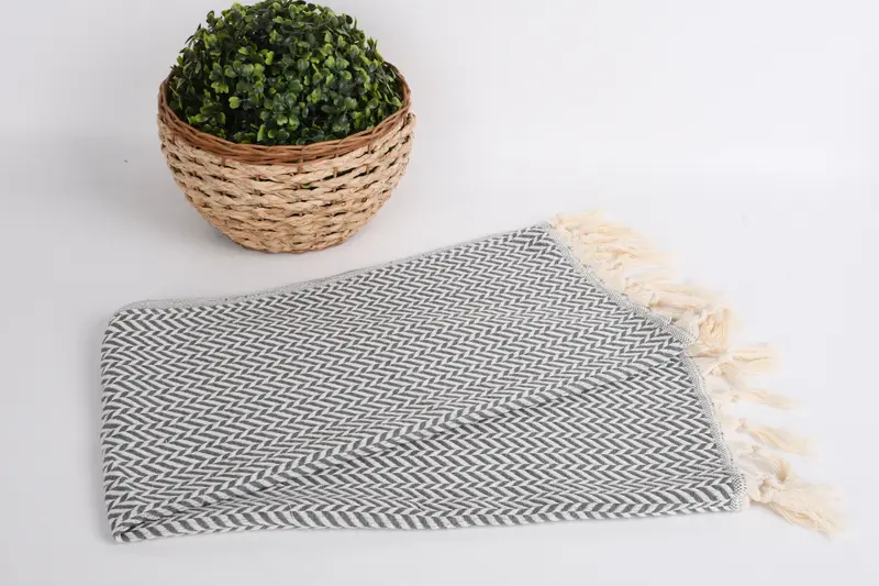 Spor Salonu Havlu, Ev Dekoru Hediyeleri, Hediye Kutuları Çay Havlu, Kişiselleştirilmiş Mutfak Havlu, 36x18 Pamuklu Chevron Havlu, Mutfak Havlu, Türk El Havlusu - 4