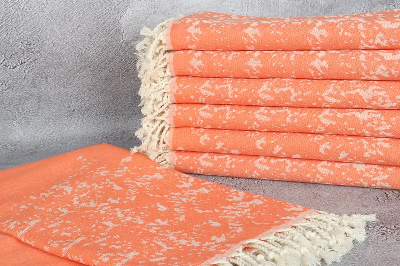Best Wedding Gift, Luxury towel, 70x40 Cotton Carretta Patterned Towel, Best Friend Christmas Gift, Peshtemal Towel, Bachelorette Party Gift - 3