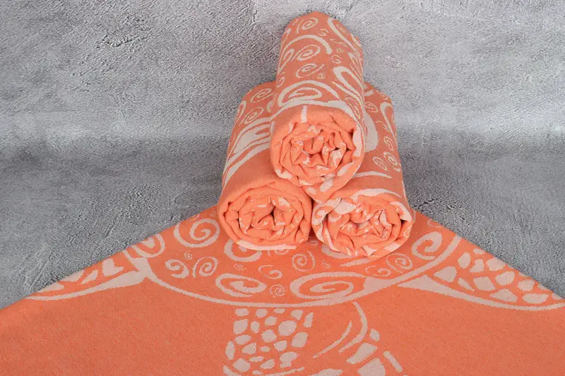 Best Wedding Gift, Luxury towel, 70x40 Cotton Carretta Patterned Towel, Best Friend Christmas Gift, Peshtemal Towel, Bachelorette Party Gift - 8