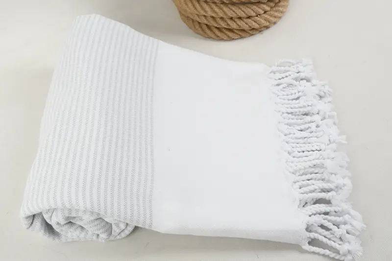Organic Turkish towel, Cute Beach Towel, 70x36 Cotton Striped Towel, Personalized Gift, Bachelorette Party Favors Beach, Bachelorette Gifts - 8