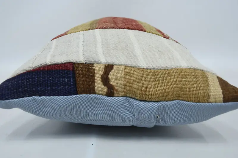 Cozy Throw Cushion, Turkish Rugs Pillow Case, Pillow, Kilim Pillow, Gift Pillow, Kilim Pillow Cover, 12x24 Red Pillow Case, Art Deco Cushion Cover - 5