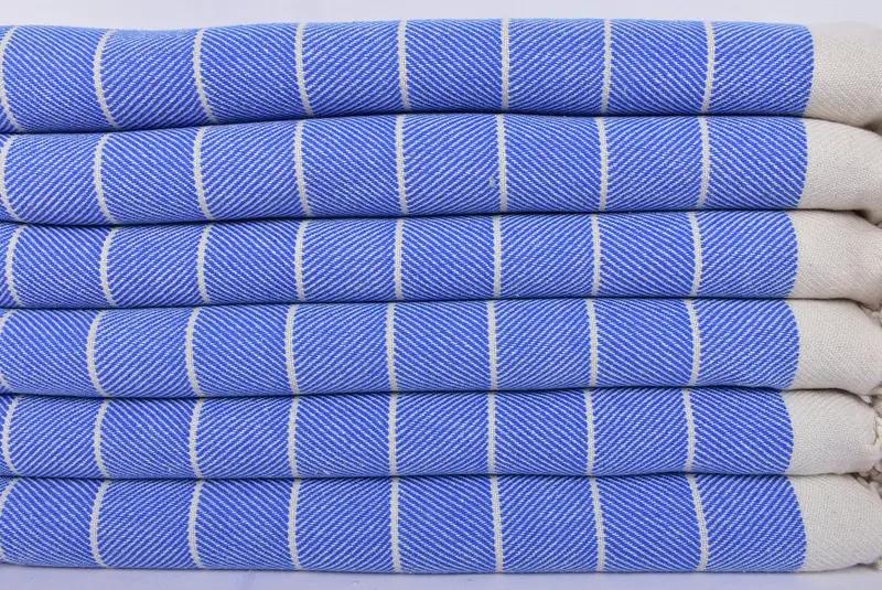 Monogrammed Beach Towel, Merry Christmas Gifts, Gift For Him, Absorbent towel, 70x40 Cotton Herringbone Towel, Eco-friendly Turkish peshtemal towel - 2