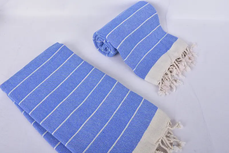 Monogrammed Beach Towel, Merry Christmas Gifts, Gift For Him, Absorbent towel, 70x40 Cotton Herringbone Towel, Eco-friendly Turkish peshtemal towel - 7