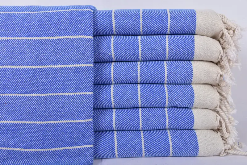 Monogrammed Beach Towel, Merry Christmas Gifts, Gift For Him, Absorbent towel, 70x40 Cotton Herringbone Towel, Eco-friendly Turkish peshtemal towel - 1