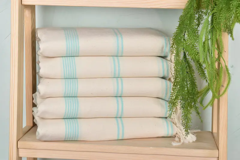 80x36 Cotton Striped Towel, Bridesmaid Gift, Peshtemal Towel, Custom Wedding Gift, Quick-dry towel, Eco-friendly Turkish peshtemal towel, Peshtemal - 2
