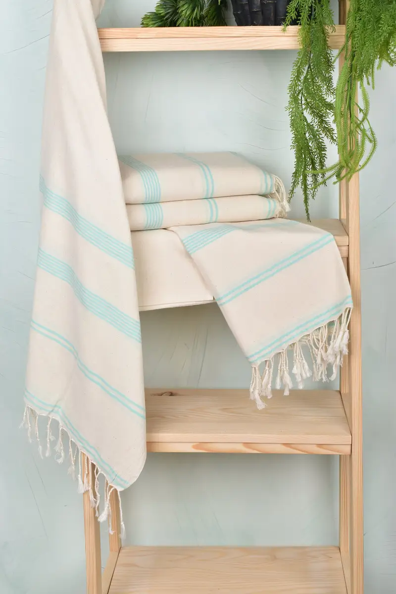 80x36 Cotton Striped Towel, Bridesmaid Gift, Peshtemal Towel, Custom Wedding Gift, Quick-dry towel, Eco-friendly Turkish peshtemal towel, Peshtemal - 6