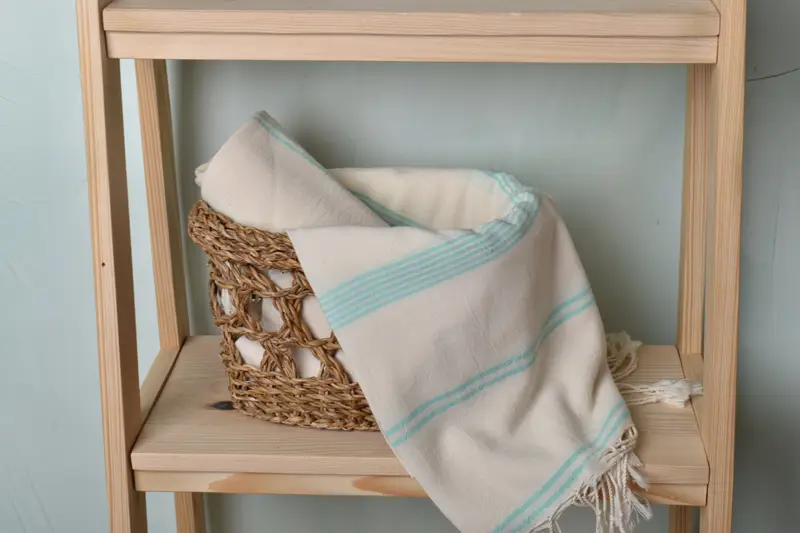 80x36 Cotton Striped Towel, Bridesmaid Gift, Peshtemal Towel, Custom Wedding Gift, Quick-dry towel, Eco-friendly Turkish peshtemal towel, Peshtemal - 4