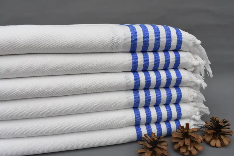 Freundes Weihnachtsgeschenk, türkisches Handtuch USA, Strandtuch, 70x40 Baumwollstreifenhandtuch, personalisiertes Hochzeitsgeschenk, Bachelorette Party Geschenk - 2