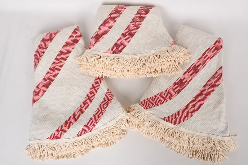 Valentines Day Gift, 64x64 Cotton Round Diamond Towel, Bachelor Bachelorette Party Favors, Personalized Turkish Towel, Bachelorette Party Gift - 4