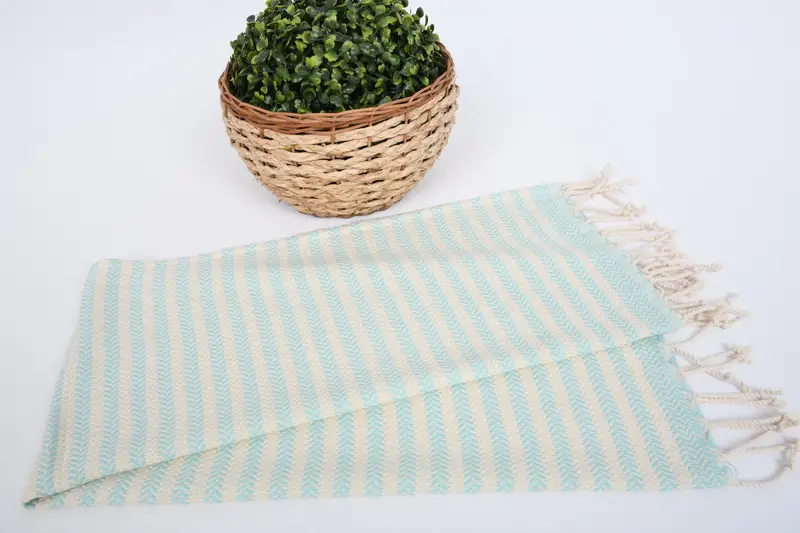 Aile Hediyesi, Kişiselleştirilmiş Bulaşık Havlu, Monogram Mutfak Havlu, Plaj Teması Bekarlık Partisi, Monogramlı El Havlusu, 40x18 Pamuklu Chevron Havlu - 4
