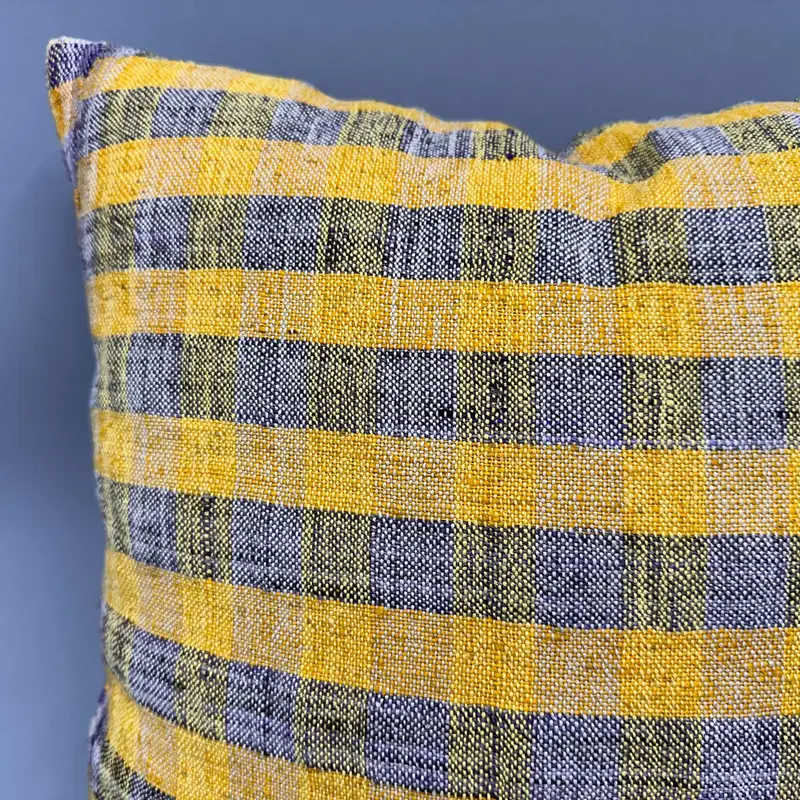 Kilim Cushion Sham, Turkish Kilim Pillow, Antique Pillows, Lounge Throw Pillow Cover, Tribal Cushion Case, Cushion Case, 18x18 Yellow Pillow Sham - 5