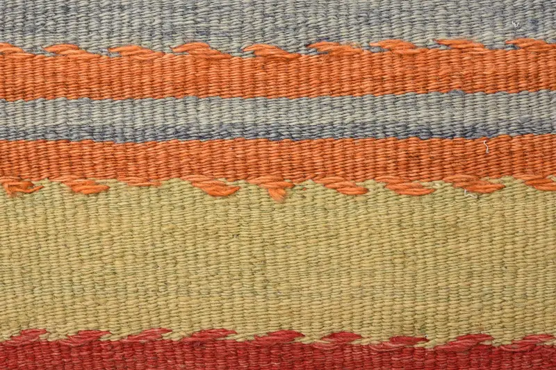 Vintage Kilim Pillow Cushion, Customized Pillow Cover, Pillow for Sofa, Cushion, Interior Designer Pillow, 12x24 Orange Pillow, Home Decor Pillow - 3