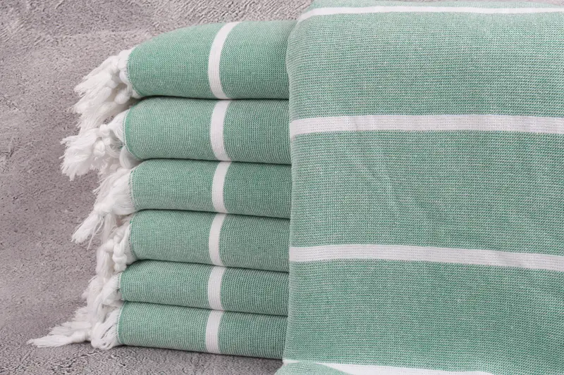 Peshtemal, Luxury towel, 64x40 Cotton Striped Terry Towel, Bachelor Towel, Beach Towel Gift, Turkish Towel USA, Extra large Turkish bath towel - 1