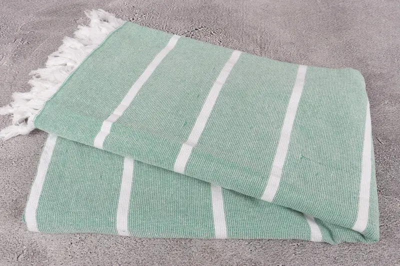 Peshtemal, Luxury towel, 64x40 Cotton Striped Terry Towel, Bachelor Towel, Beach Towel Gift, Turkish Towel USA, Extra large Turkish bath towel - 6