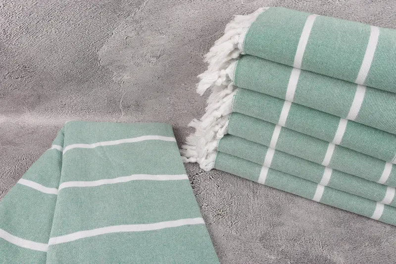 Peshtemal, Luxury towel, 64x40 Cotton Striped Terry Towel, Bachelor Towel, Beach Towel Gift, Turkish Towel USA, Extra large Turkish bath towel - 2