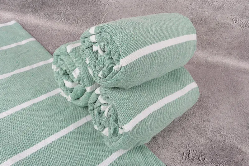 Peshtemal, Luxury towel, 64x40 Cotton Striped Terry Towel, Bachelor Towel, Beach Towel Gift, Turkish Towel USA, Extra large Turkish bath towel - 7