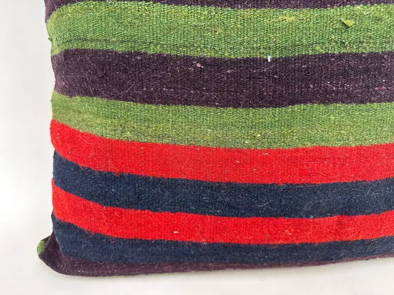 Bettkissenabdeckung, Innenarchitektkissen, Geschenkkissen, 24x24 grüne Kissen, Kissen für Sofa, Kissen, Vintage Kilim -Kissen -Kissenschein - 2