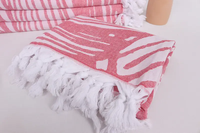 Summer Gift, Peshtemal Towel, Bath towel, 70x40 Cotton Floral Design Towel, Spa Gift Towel, Gift For Mom, Personalized Beach Towel, Gym Towel - 6