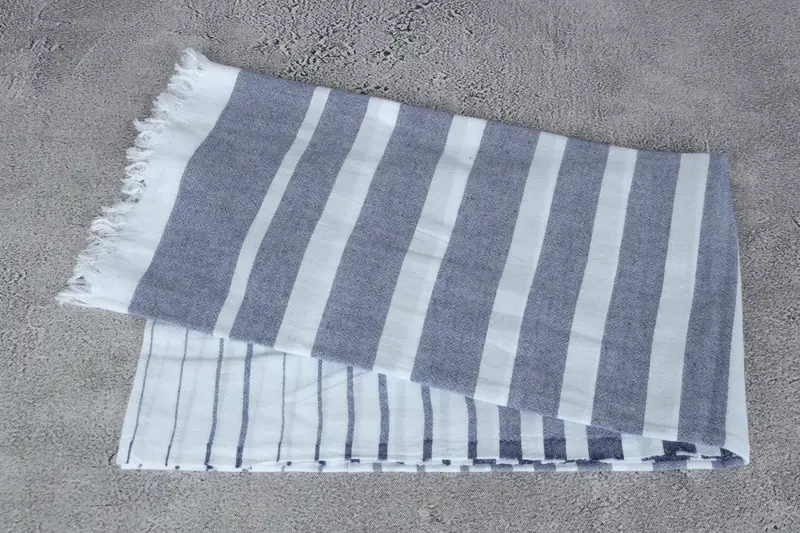 Bridesmaid Gift Towel, Lightweight towel, Gifts For Him, Customized Towels, 64x40 Cotton Striped Towel, Miami Bachelorette Party Favors - 5