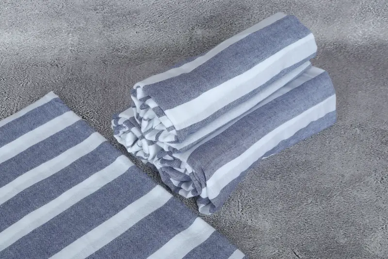 Bridesmaid Gift Towel, Lightweight towel, Gifts For Him, Customized Towels, 64x40 Cotton Striped Towel, Miami Bachelorette Party Favors - 7