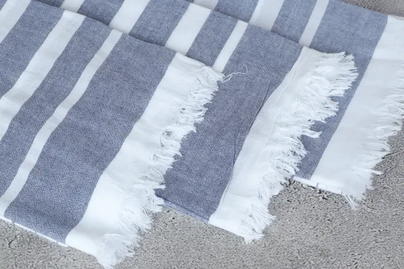 Bridesmaid Gift Towel, Lightweight towel, Gifts For Him, Customized Towels, 64x40 Cotton Striped Towel, Miami Bachelorette Party Favors - 4