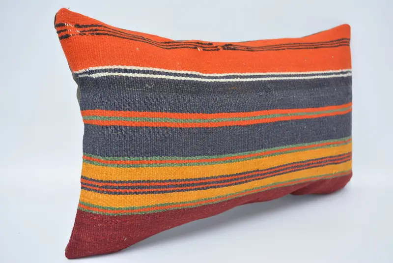 12x20 Orange Pillow Sham, Home Decor Pillow, Boho Pillow, Bolster Cushion, Pillow for Couch, Nomadic Pillow Case, Pillow Cover, Chair Cushion Cover - 3