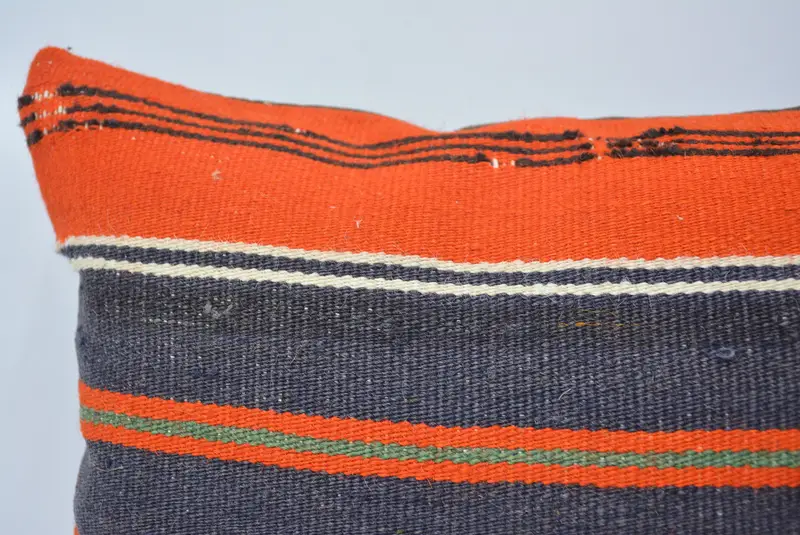 12x20 Orange Pillow Sham, Home Decor Pillow, Boho Pillow, Bolster Cushion, Pillow for Couch, Nomadic Pillow Case, Pillow Cover, Chair Cushion Cover - 2