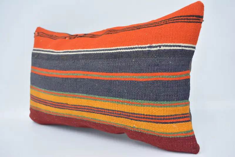 12x20 Orange Pillow Sham, Home Decor Pillow, Boho Pillow, Bolster Cushion, Pillow for Couch, Nomadic Pillow Case, Pillow Cover, Chair Cushion Cover - 4
