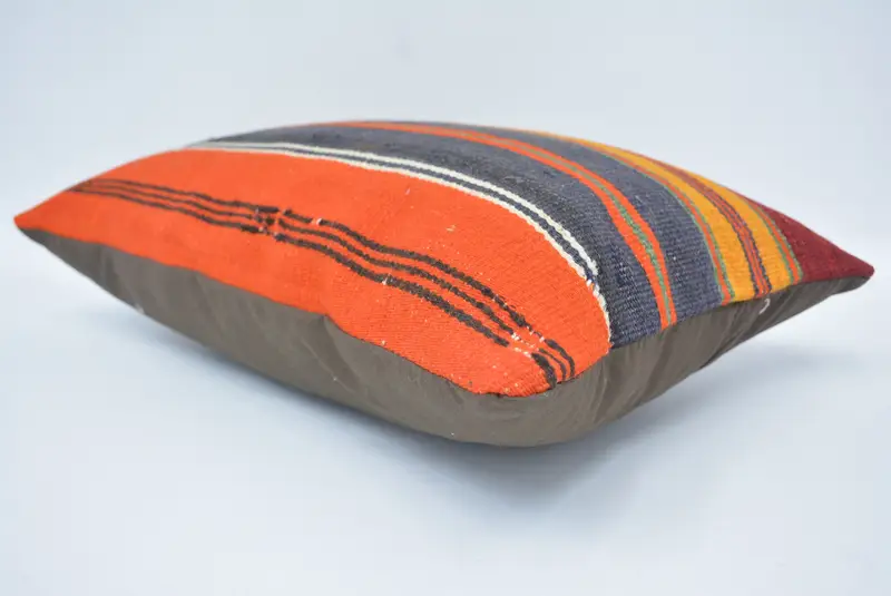 12x20 Orange Pillow Sham, Home Decor Pillow, Boho Pillow, Bolster Cushion, Pillow for Couch, Nomadic Pillow Case, Pillow Cover, Chair Cushion Cover - 6