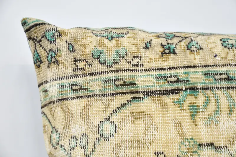Neutral Cushion, Outdoor Pillow Sham, Pet Pillow, 32x32 Beige Pillow, Vintage Pillow, Pillow for Sofa, Cushion Cover, Ethnical Kilim Rug Pillow - 2