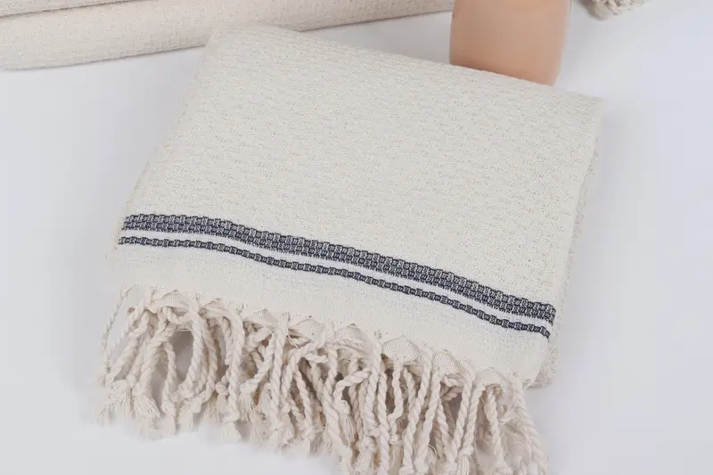 Hammam towel, Bachelorette Party Favors, Bathroom Towel, 68x36 Cotton Striped Towel, Bachelorette Party Gifts Bridesmaids, Oversized Beach Towel - 5