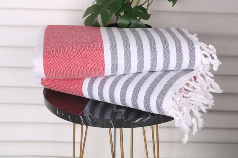 Turkish towel, Beach Towel Gift, Beach Towel Personalized, Gift For Best Friend, 70x40 Cotton Striped Towel, Unique Wedding Gift, Summer Gift - 3