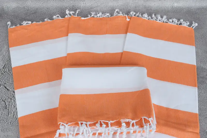 Bridal Shower Favor, Monogram Turkish Bath Towel, Housewarming Gift, Absorbent Turkish towel, Custom Towel, 70x40 Cotton Striped Towel - 4