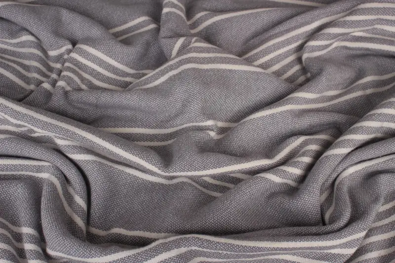 Gift For Best Friend, Woven Blanket, Turkish Blanket, Oversized Beach Towel, 96x70 Cotton Striped Towel, Halloween Blanket, Boho Throw Blankets - 5