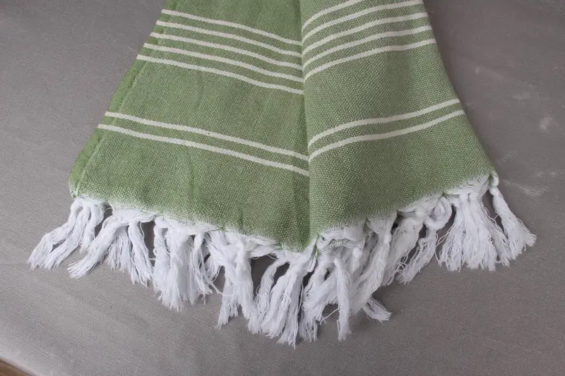 Gift For Best Friend, Woven Blanket, Turkish Blanket, Oversized Beach Towel, 96x70 Cotton Striped Towel, Halloween Blanket, Boho Throw Blankets - 7