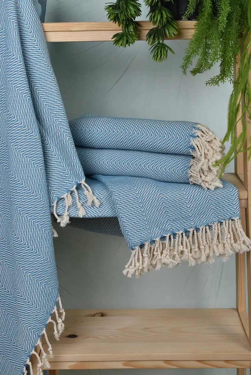 Custom Gift, Halloween Gifts, Bachelor Towel, Luxury Turkish Bath Towel, Sand-free towel, 70x40 Cotton Chevron Towel, Peshtemal Towel, Organic Towel - 6