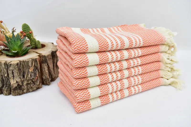 Wedding Gift, Halloween Bachelorette Party Favors, Bathroom Towels, Personalized Kitchen Towel, Gift Boxes Tea Towels, 40x18 Cotton Striped Towel - 3