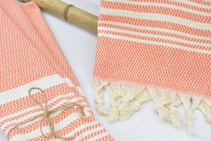 Wedding Gift, Halloween Bachelorette Party Favors, Bathroom Towels, Personalized Kitchen Towel, Gift Boxes Tea Towels, 40x18 Cotton Striped Towel - 7