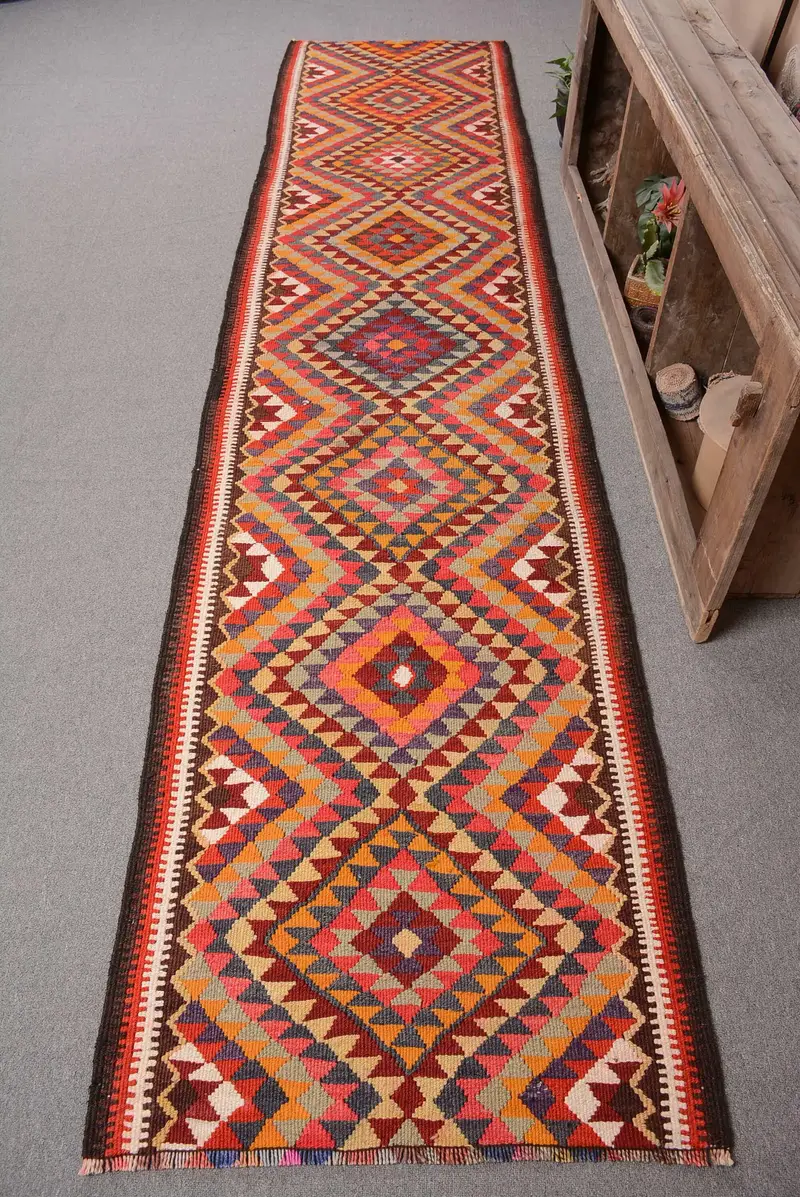 Rainbow Halı, 2,8x12,3 ft Canlı Bitki ve Ağaç Tasarımı