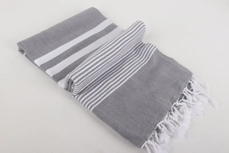 Holiday Towel, Lightweight towel, 70x40 Cotton Striped Towel, Organic towel, Beach Theme Wedding Gift, Quick-Dry Beach Towel, Wedding For Favor - 6