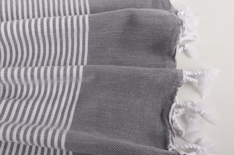 Holiday Towel, Lightweight towel, 70x40 Cotton Striped Towel, Organic towel, Beach Theme Wedding Gift, Quick-Dry Beach Towel, Wedding For Favor - 8