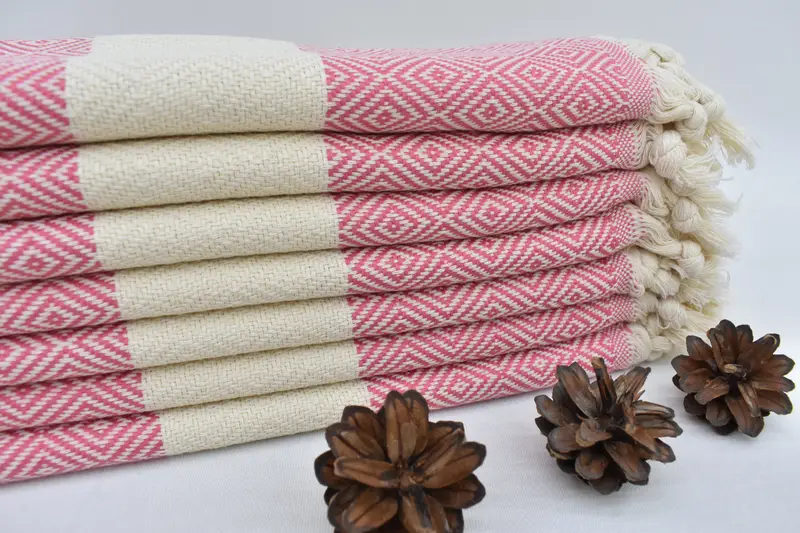 Best Friend Gift, Small Bath Towels, Towel With Name, Holiday Towel, Custom Tea Towel, Wedding Favors, 36x20 Cotton Diamond Towel, Custom Hand Towel - 4