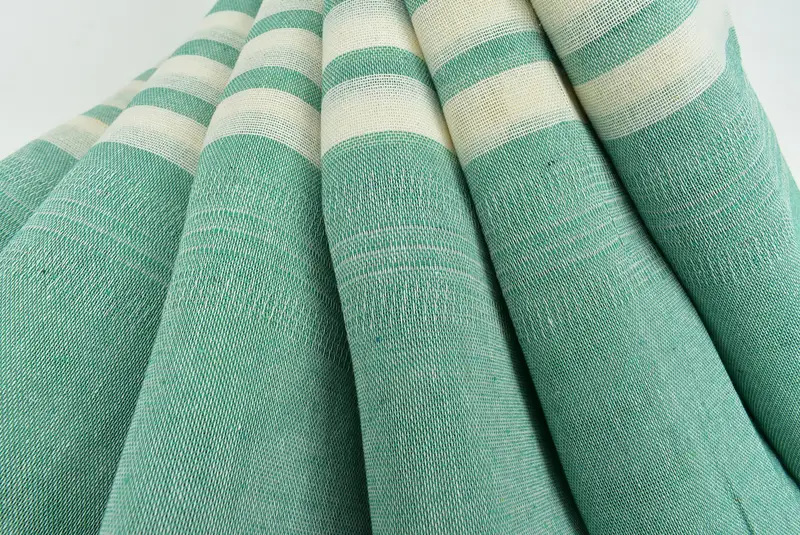Hammam towel, Handmade Turkish Towel, Wedding Gift Ideas, Embroidery Towel, Beach Towel Bulk, Custom Wedding Gift, 68x40 Cotton Striped Towel - 5