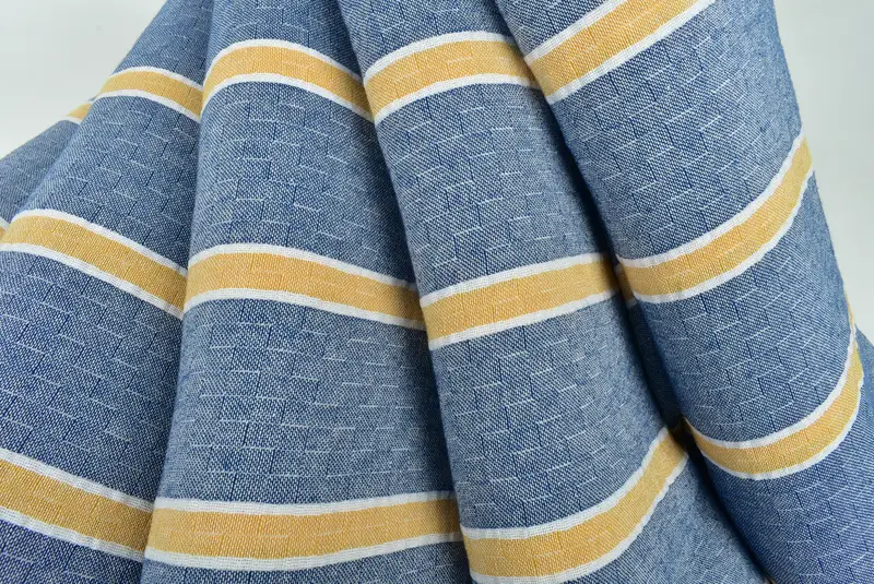 96x84 Cotton Striped Towel, Throw Blanket Couch, Baby Boy Gift, Bridal Shower Gift, Turkish Cotton Blanket, Turkish Blanket, Aesthetic Blanket - 5