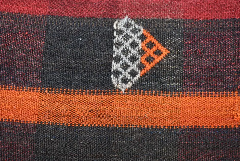Neutral Throw Pillow Cover, Kilim Pillow Cover, Pillow Case, Turkish Pillow, 20x28 Brown Pillow Sham, Boho Pillow Sham Cover - 3