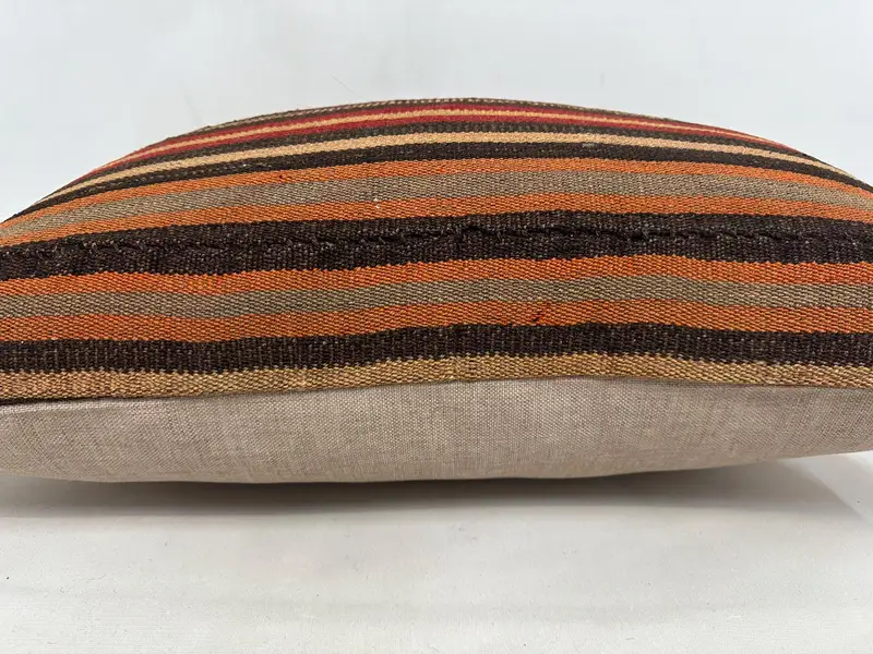 20x28 Orange Pillow Sham, Pillow for Couch, Pillow Sham, Accent Pillow Case, Ethnic Pillow Cover Pillow Case, Antique Pillows, Kilim Pillow Cover - 5
