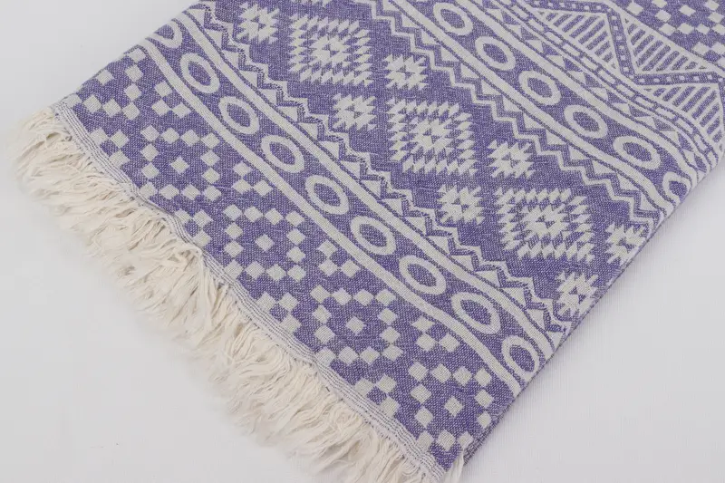 Housewarming Gift, Yoga Towel, Fouta towel, Oversized Beach Towel, Turkish beach towel, 68x36 Cotton Geometric Towel, Gift Towel, Home Decor Gifts - 8