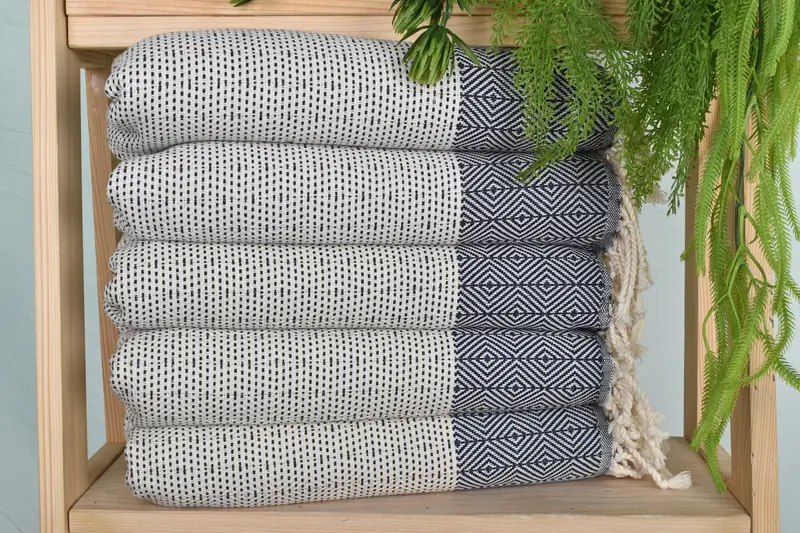 Turkish Towel Monogram, 36x18 Cotton Diamond Towel, Home Decor Gifts, Small Bath Towels, Turkish Hand Towel, Monogram Kitchen Towel, Bride Gift - 1