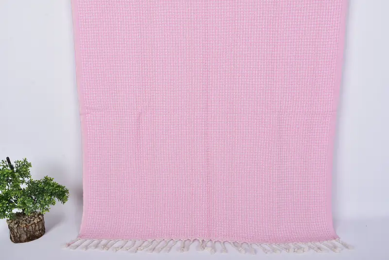 Turkish bath towel, Organic Turkish towel, 68x36 Bamboo Waffle Towel, Best Friend Wedding Gift, Monogram Turkish Towel, Boyfriend Christmas Gift - 7