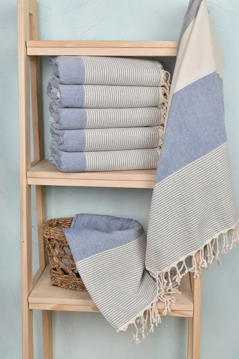 70x40 Cotton Striped Towel, Spa Gift Towel, Bachelorette Party Favors, Personalized Gifts, Best Friend Christmas Gift, Bachelorette Party Gift - 3